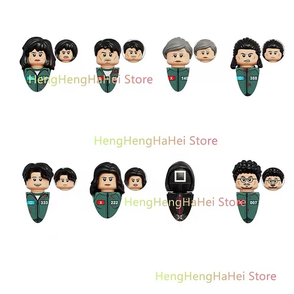 NWT NIB 17pcs Squid Game Bricks Toys - Picture 3 of 9